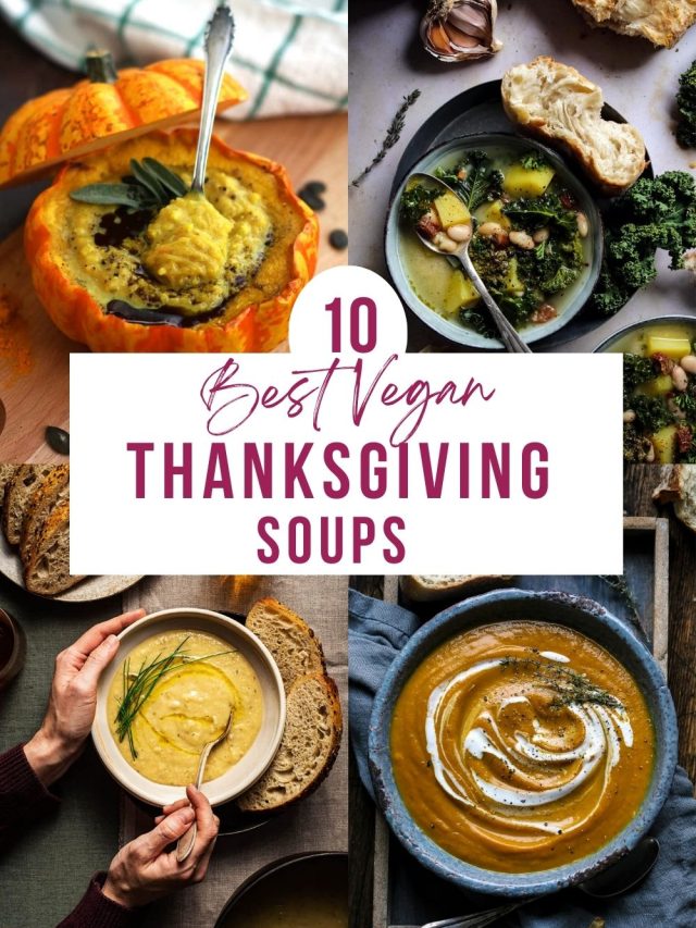Vegan Thanksgiving Soups
