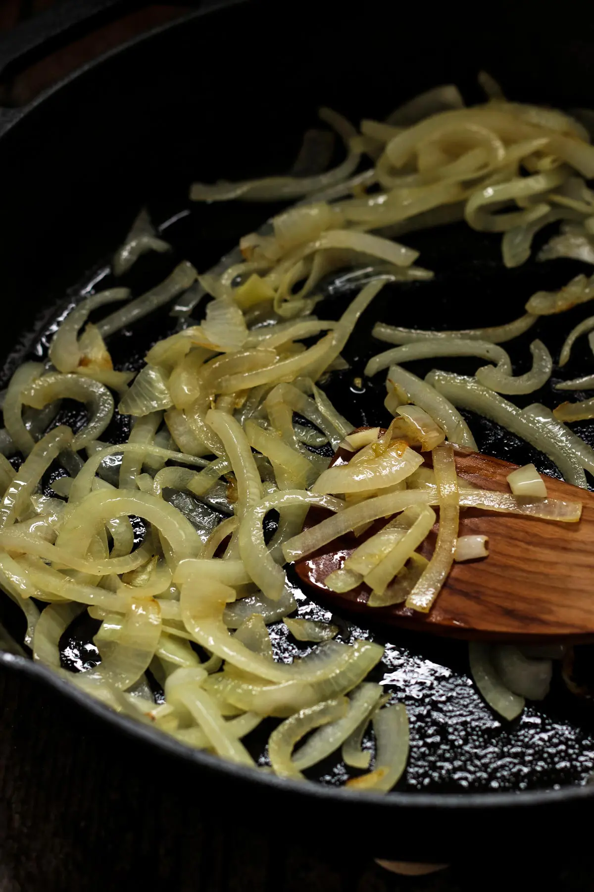 Caramelizing Onions in a Skillet.