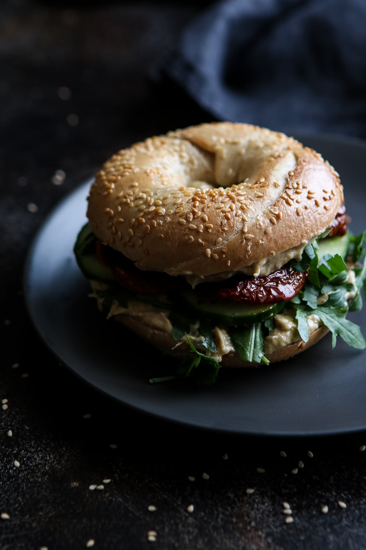 The Ultimate Vegan Bagel Sandwich.