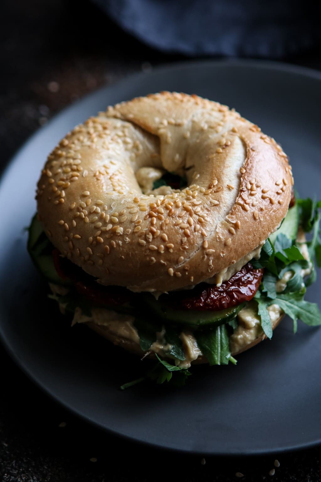 The Ultimate Vegan Bagel Sandwich • Happy Kitchen
