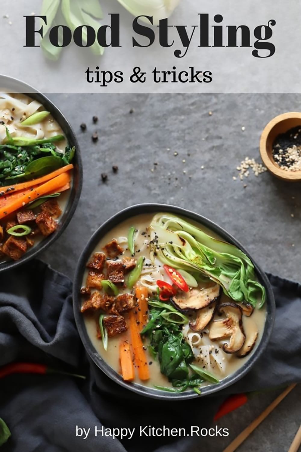 Food Styling Tips and Tricks Cover.