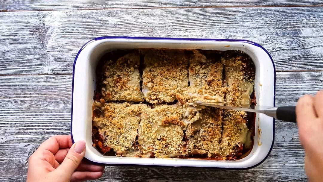 Glutenfree Vegan Eggplant Lasagna • Happy Kitchen
