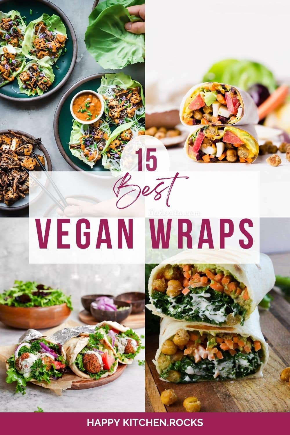 15 Best Vegan Wrap Recipes • Happy Kitchen