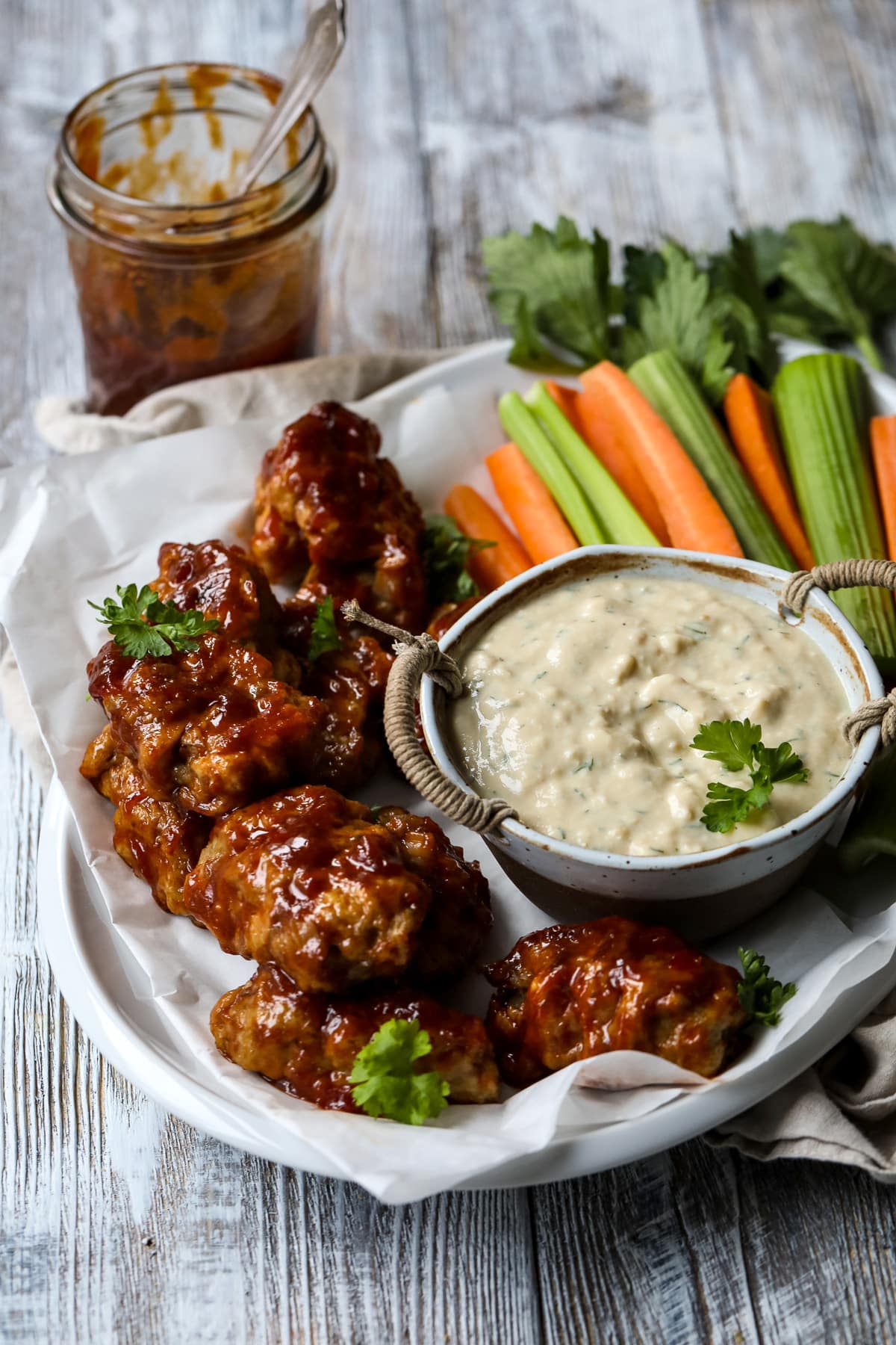 Vegan Buffalo Wings • Happy Kitchen